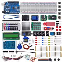 Kit de programmation Arduino adapté à l'éducation scolaire, kit d'apprentissage RFID pour débutants, carte de développement UNO R3, kit de démarrage pour débutants