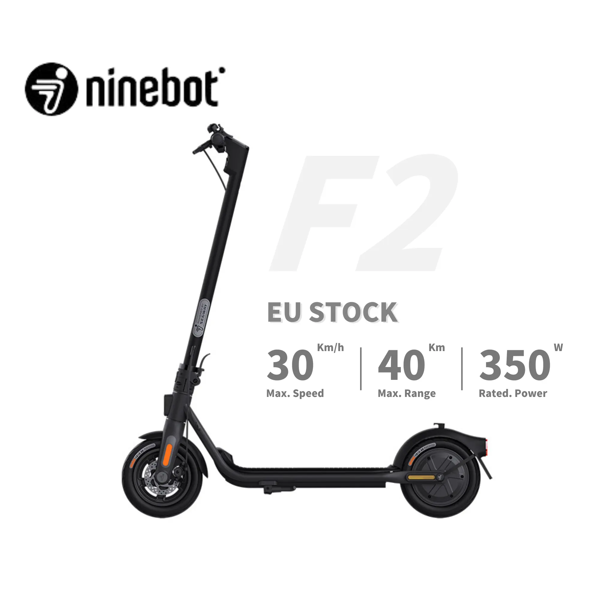 Eu Magazijn V 2023 Nieuw Model Elektrische Scooter Segway Ninebot F2 Plus Met 10Inch Banden Elektrische Scooters