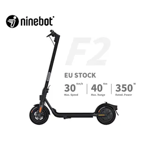 Patinete eléctrico Segway Ninebot F2 Plus con neumáticos de 10 pulgadas, nuevo modelo V 2023, almacén de la UE