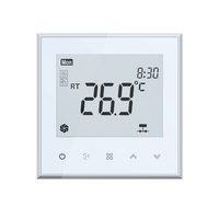 Termostato Inteligente WiFi Tuya OEM de Fábrica para Unidades Fan Coil, Controlador de Temperatura HVAC para Sistemas FCU de 2 y 4 Tubos
