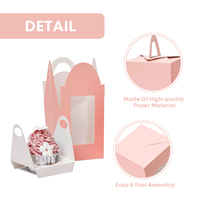 Xieli Vietnam grande boîte à gâteaux avec fenêtre emballage boîtes en papier de stockage de gâteau pour la décoration de fête d'anniversaire