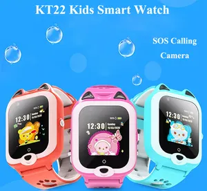 Симпатичные Детские умные часы в форме котенка SOS, видео чат, мобильный телефон, часы, водонепроницаемые, 4 г, Android, GPS, часы с отслеживанием