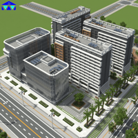 Immeuble d'appartements à structure en acier multi-étages, ignifuge et isolé, complexe résidentiel clé en main