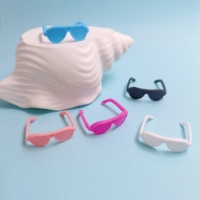 200 mini-lunettes d'été pour maison de poupée, accessoires en plastique pour poupées Barbie, jouet pour enfants, décoration de bureau mignonne