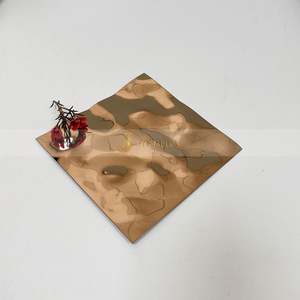 EX388 Architectural Stainless Steel <b>Sheet</b> Panel for Hotel Shopping Mall Projects Decorative Water Ripple <b>Sheet</b> - Product Image 2