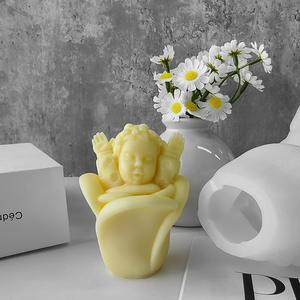 Bougie ange bébé moule en silicone aromathérapie bricolage savon fait main compagnon cadeau grinder - Product Image 1