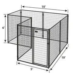 Hot Sale Heavy Duty Welded Wire Metal Mesh Extra Large Enclosure Outdoor House Pet Cage Dog Run Kennel