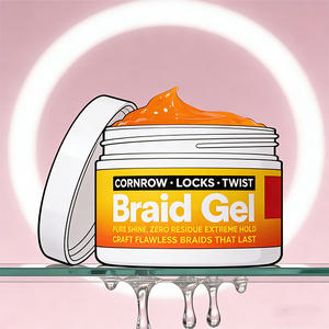 Private Label Shine Braid ing <span class=keywords><strong>Gel</strong></span> Haarstyling-<span class=keywords><strong>Gel</strong></span> Nicht fettiges, extra haltbares, ordentliches Braid-<span class=keywords><strong>Gel</strong></span> - Product Image 6