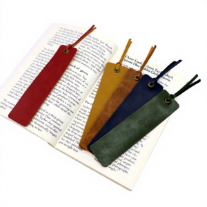 Quick Ship Pu Leather Bookmark Vintage Student Reading Mark Personalized Cute Bookmark Mark Pagination Bookmark