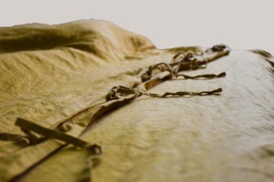 卸売ヴィンテージウォッシュ100% ピュアオーガニックフレンチ亜麻リネンベッドシーツキルト羽毛布団カバー寝具セット枕カバー付き - Product Image 5