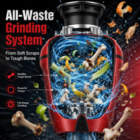 Triturador de Desechos de Acero Inoxidable de 1 HP con Tecnología Multigrind Manual de un Proveedor Confiable para Uso Doméstico Diario