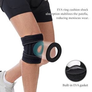 Rodillera con bisagras de neopreno con correa ajustable, soporte para aliviar el dolor y protección de la articulación de la rodilla, n. ° - Product Image 4