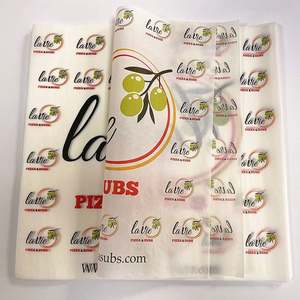 Papier sulfurisé noir anti-graisse de qualité alimentaire 40 g/m² pour emballage de burgers au fromage, papier sulfurisé enduit anti-graisse - Product Image 3