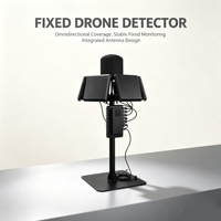 Detektor Drone RF Omni-Directional 70MHz-6000MHz IP66 Peralatan Keamanan Pemantauan & Penentuan Posisi Sinyal UAV Multi-Target