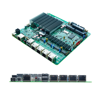 ITX-M9F J1900 Motherboard Firewall dengan 4 Lan VGA DDR3L 6 USB 2 COM SIM Mini PCIE mendukung WIFI Linux Router Firewall Motherboard