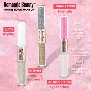 Ombretto Liquido <span class=keywords><strong>All</strong></span>'Ingrosso a Doppia Punta, Glitter Scintillante Perlescente Bicolore a Lunga Durata, Trucco Occhi per Donna - Product Image 2
