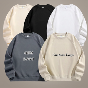 เสื้อสเวตเชิ้ตคอกลมผู้ชาย ลายสัตว์ ผ้าฟลีซ ซับในผ้าฝ้าย 100% ทรงปกติ สวมใส่สบายสำหรับฤดูหนาว รับทำโลโก้ตามสั่ง บริการ OEM - Product Image 5