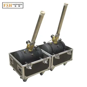Felicità Co2 Stage Lighting Equipment professionale Flight case Packing 2 pollici Big Confetti Machine Maker For Party