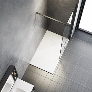 Hot Sale Free Standing Tempered Glass <strong>Shower</strong> Partition Bathroom <strong>Shower</strong> Door Walk In Fixed <strong>Shower</strong> Screen