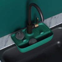 2025 nouveau évier de cuisine égouttoir Silicone robinet tapis évier étagère savon porte-éponge évier organisateur