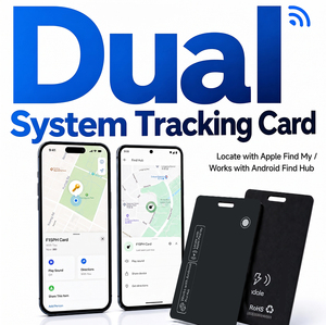 Traceur multifonction en forme de carte de <span class=keywords><strong>crédit</strong></span>, certifié MFi et Google, rechargeable, pour portefeuille, clés, bagages - Product Image 1