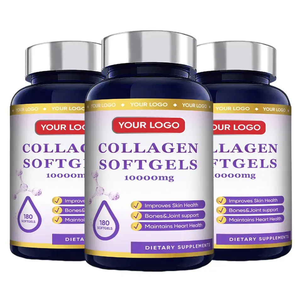 الأكثر مبيعًا كبسولة الكولاجين سوفتجيل الكولاجين الحلال كبسولة بروتين سوفتجيل تفتيح البشرة كبسولات الكولاجين البيوتين