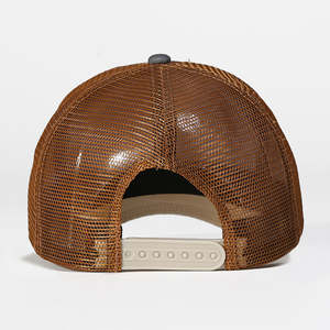 Topi Trucker 5 Panel Otto dengan Bordir Logo Custom, Topi Baseball Bordir Custom untuk Pria - Product Image 4