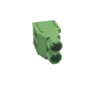 Universal 2P Straight Screw Terminal Blocks Customized 6.35/7.5/7.62/9.52mm Decks PCB Electrical Connections Connector