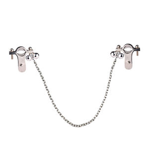 Pinzas para Pezones, Clips para Labios y Clítoris con Cadena de Metal, BDSM - Product Image 3