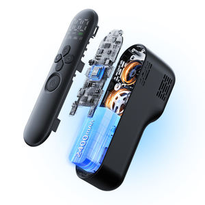 Новый 2025, Бесщеточный мини-электрический велосипедный насос для шин, насос для шин для велосипеда со светодиодным аварийным освещением - Product Image 5