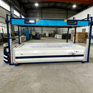 Machine de pressage sous vide à membrane à table unique pour le façonnage et le laminage automatique de portes en bois, WPC et feuille de PVC, <span class=keywords><strong>prix</strong></span> usine - Product Image 3
