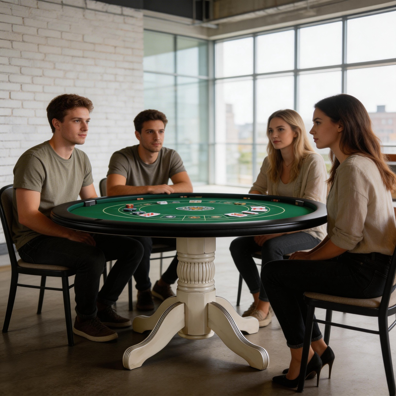 ポーカーテーブル　ラウンダー　ポーカー　rounder poker 完璧にデザインされた円形ポーカーテーブルの提供-Alibaba.com