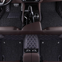 Tapis de sol de voiture à double couche Nano Carpet-Tapis de sol de voiture imperméable, résistant aux taches et durable