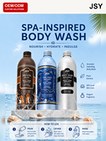 Gel Douche Hydratant Aromatique Inspiré des Spas, à Base d'Extraits Végétaux, Parfum Élégant, 500 ml, Marque Blanche, OEM ODM, Soins de la Peau