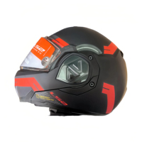Casque de moto intégral de course authentique LS2FF906 certifié ECE/DOT, homologué ECE, système anti-buée, matériau ABS, rabais, double visière relevable