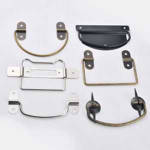 Furniture Handle And <b>Knob</b> Iron Plated Rectangle Chinese Style Cabinet Wooden Box Durable - Product Image 1