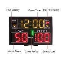 Tableau de score numérique électronique sans fil pour le basketball, prix d'usine Ganxin, service d'installation et support technique offerts