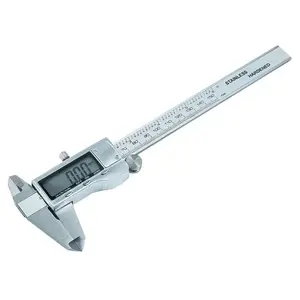 Herramientas de medición de diámetro interno y externo, calibrador Vernier Digital electrónico de acero inoxidable