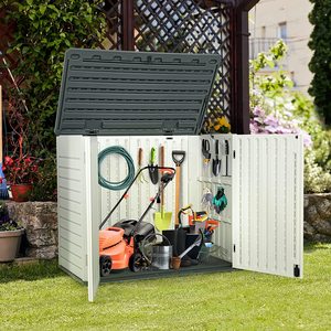 Maison et jardin Hangar <span class=keywords><strong>de</strong></span> stockage extérieur imperméable en PEHD 760L - Product Image 2