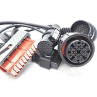Cable de Conversión OBD2 de Alta Calidad de 16 Pines, Cable de PVC con Conductor de Cobre para PSA, GM, Benz, Ford, Diagnóstico, Rastreador GPS