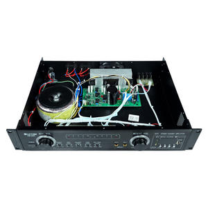 Hochleistungs-220-V/240-V-2 * 200-Watt-4-Kanal-PA-Audio-Sound-Leistungsverstärker Klasse-D-Verstärker mit Metall gehäuse für PA-System - Product Image 4