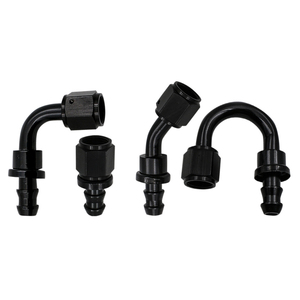 Conector Giratorio de Aluminio para Automóvil AN4 AN6 AN8 AN10 AN12, Conector Giratorio Recto de 45/90/180 Grados para Manguera de Combustible - Product Image 3