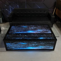 Design à la mode Cool Bar Discothèque Meubles Led Éclairage Illuminé Club Table Salon Thé Bar Table pour Commercial KTV