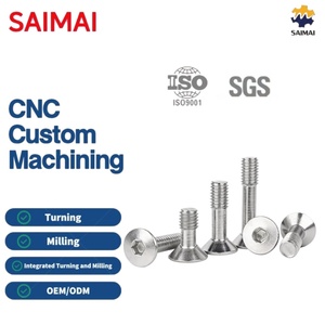 สกรูหัวหกเหลี่ยมแบบฝัง ผลิตจากสแตนเลสโดยตรงจากโรงงาน บริการขึ้นรูป CNC ขัดเงา หล่อขึ้นรูป รับผลิตแบบ OEM - Product Image 1