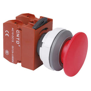 Interrupteur à bouton-poussoir autobloquant CNTD Changde C3PNM4/1A, taille de la tête 40 mm, 3A max. Bouton d'arrêt d'urgence personnalisé actuel, ouverture 40 - Product Image 2
