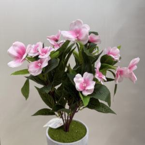 Flores Artificiales <span class=keywords><strong>de</strong></span> <span class=keywords><strong>Impatiens</strong></span> Resistentes a los Rayos UV, Impermeables, con Tacto Real, para Jardín, Patio, Balcón, Interiores, Exteriores, Decoración del Hogar y Bodas - Product Image 5