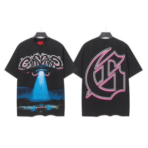 Camiseta Godspeed Talla Grande <span class=keywords><strong>para</strong></span> Jóvenes, 300G Algodón, Estampado Gráfico, Moda Urbana, Estilo Oversize, Streetwear de Alta Calidad - Product Image 1