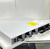 C9300L-48T-4G-A saklar jaringan perusahaan cerdas 48 Port Gigabit Ethernet 48x1G RJ45 PoE + 1U rak-mount Industrial Grade SME