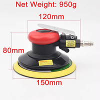 Lijadora Neumática de Alta Calidad de 6 Pulgadas (150 mm), Pulidora Excéntrica, para Encerar Autos, 12000 rpm, Lijadora Orbital Aleatoria de Aire