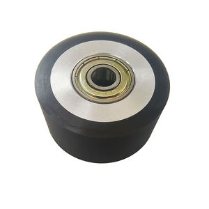 Roues à rouleaux industrielles en plastique/PU/caoutchouc, roue motrice en aluminium et polyuréthane avec roulement, options de tailles personnalisées, fabricant OEM - Product Image 3